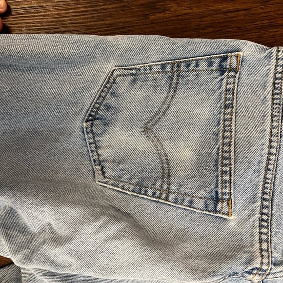 Vintage Men's distressed Blue Jeans 34x31 - Picture 7 of 13